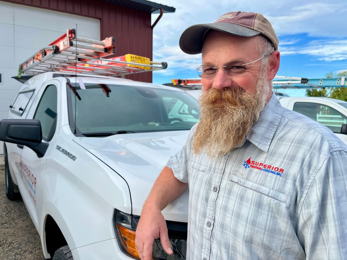 Russ Van Paepeghem, owner of Superior Heating and Cooling